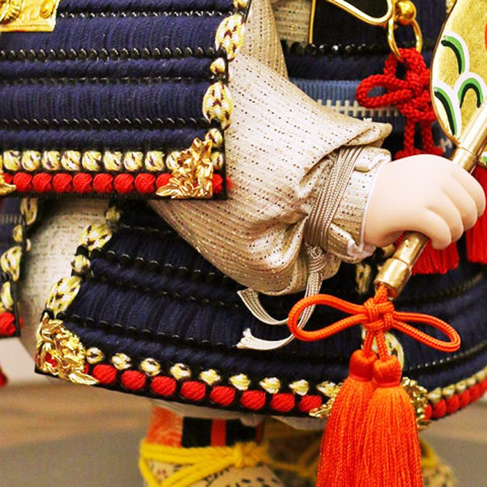 横幅45cm｜子供大将飾り 武将 伊達政宗｜五月人形 ｜凛々しい表情 ｜お