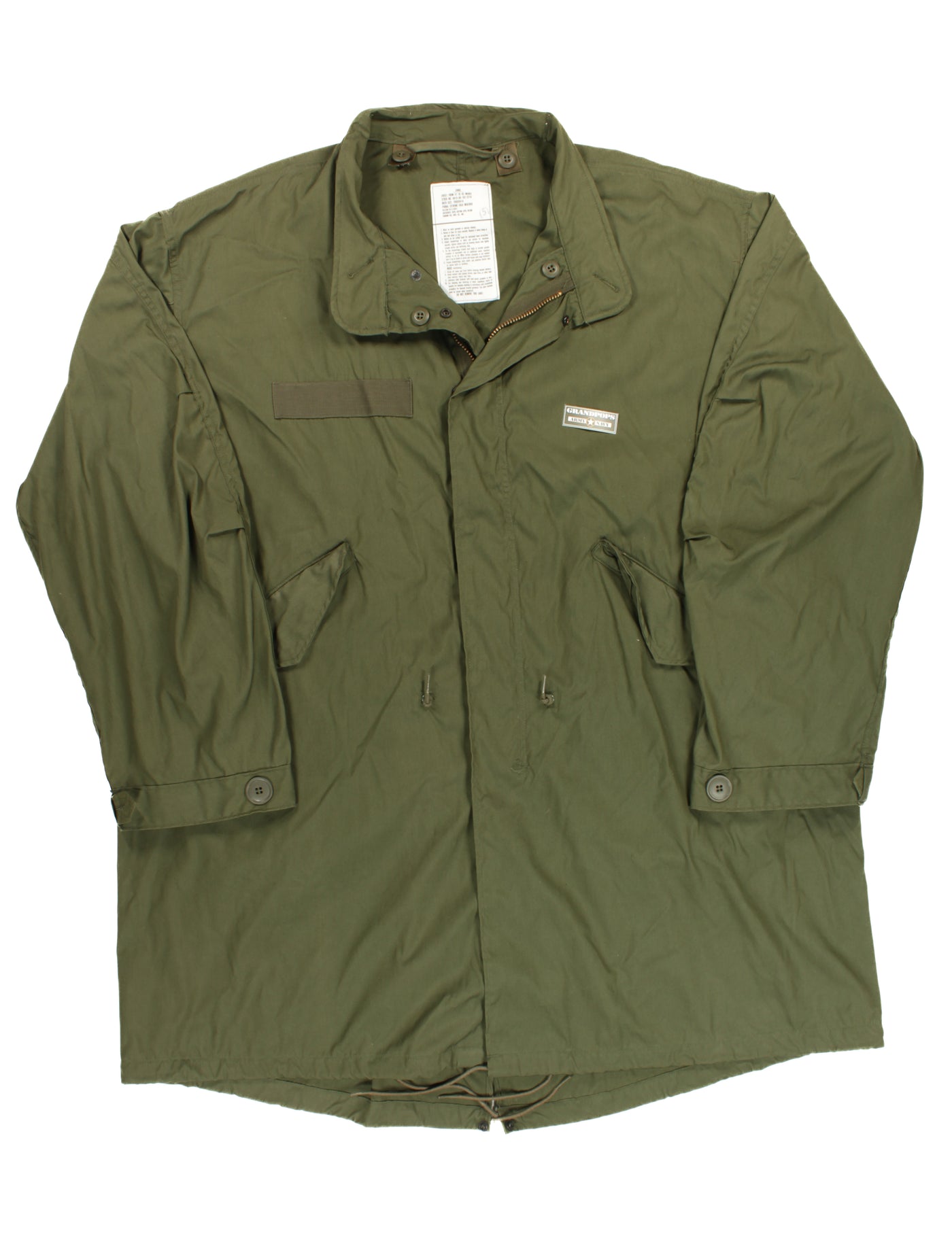 Fishtail Parka M65 Olive Drab Extreme Cold Weather Fishtail USA