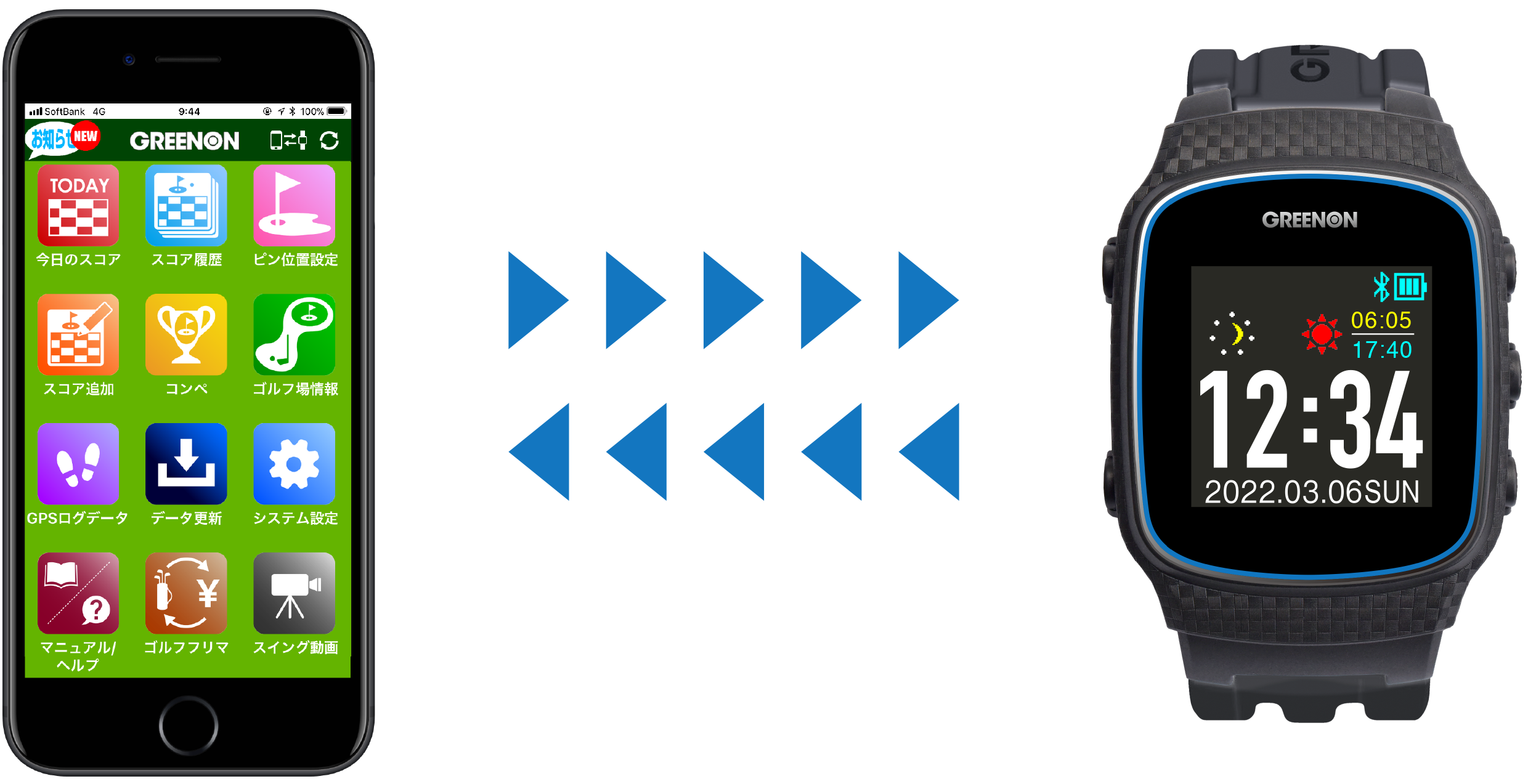 ザ・ゴルフウォッチ ノルムII – THE GOLF WATCH NORM II | GREENON