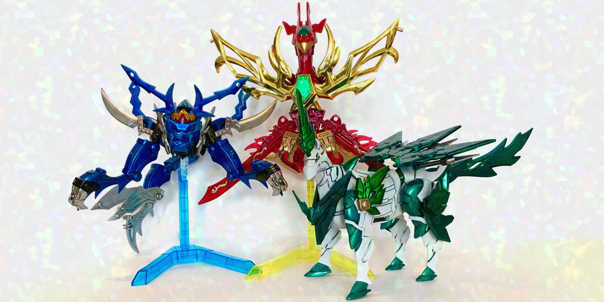 未組立 元祖SDガンダム 天雷地すぺしゃる 雷頑駄無 メッキバージョン