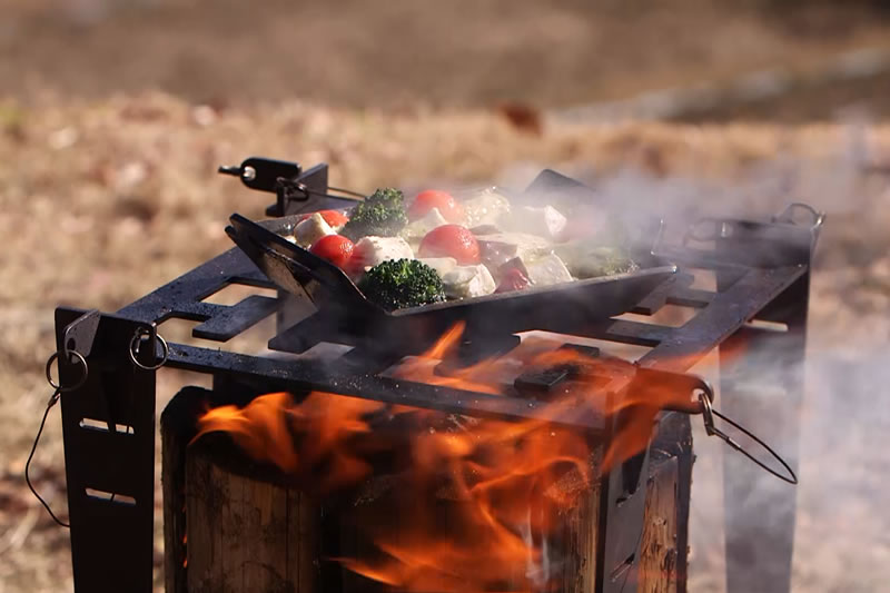 HIBANAS│ヒバナス│BBQ鉄板 HIBARON-solo