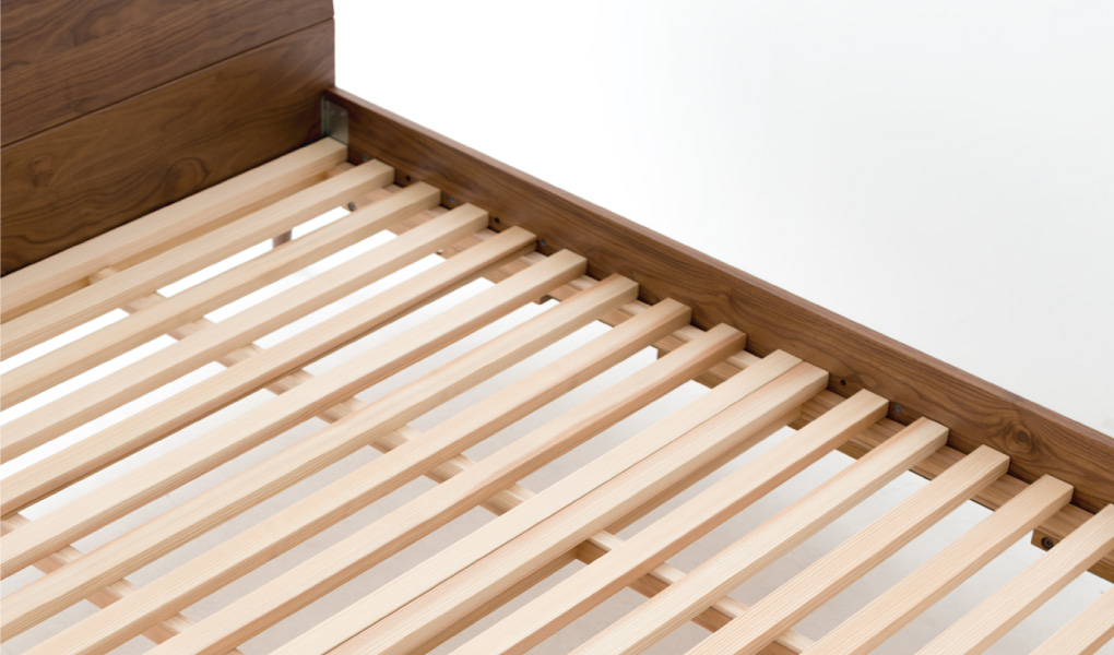 月光 両テーブル付きベッド ベッドフレームのみ | 飛騨産業株式会社