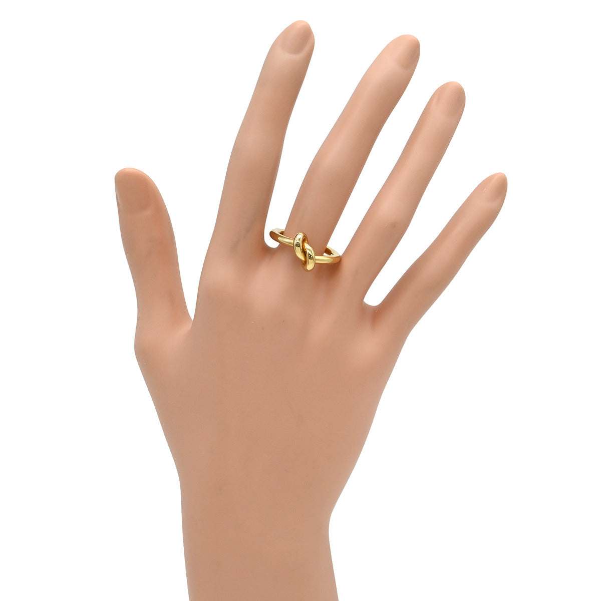 セリーヌ CELINE ノットリング イエローゴールド GP #54 リング 指輪