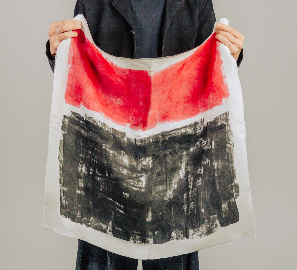 新品タグ付き】SILVANA MANETTI チェックポイント ストール SILVANA