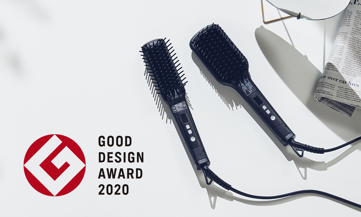 ブラシ型ヘアアイロン「SALONIAストレートヒートブラシ」が グッド