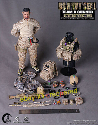 Crazy Dummy One Year Anniversary US NAVY SEAL TEAM 8 GUNNER WITH 1