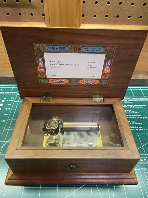 Reuge Music Box Switzerland 3/36 Note. Love Is Blue, Laura's Theme