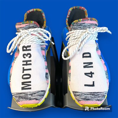 Adidas X Pharrell Williams Mens 7.5 NMD Solar Hu Motherland BB9531