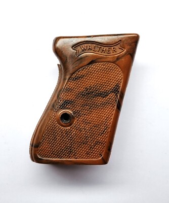Walther PPK brown black marbled wraparound grips ZM ww2! Fiberglas
