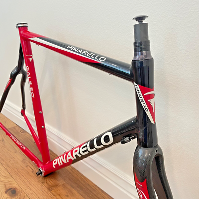 Pinarello Galileo Road Bike Frame Set 62cm XL Aluminum Carbon 700c