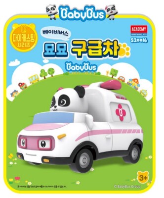 BabyBus Diecast Mini Car 6 Type Korea Academy Toy KiKi Miumiu