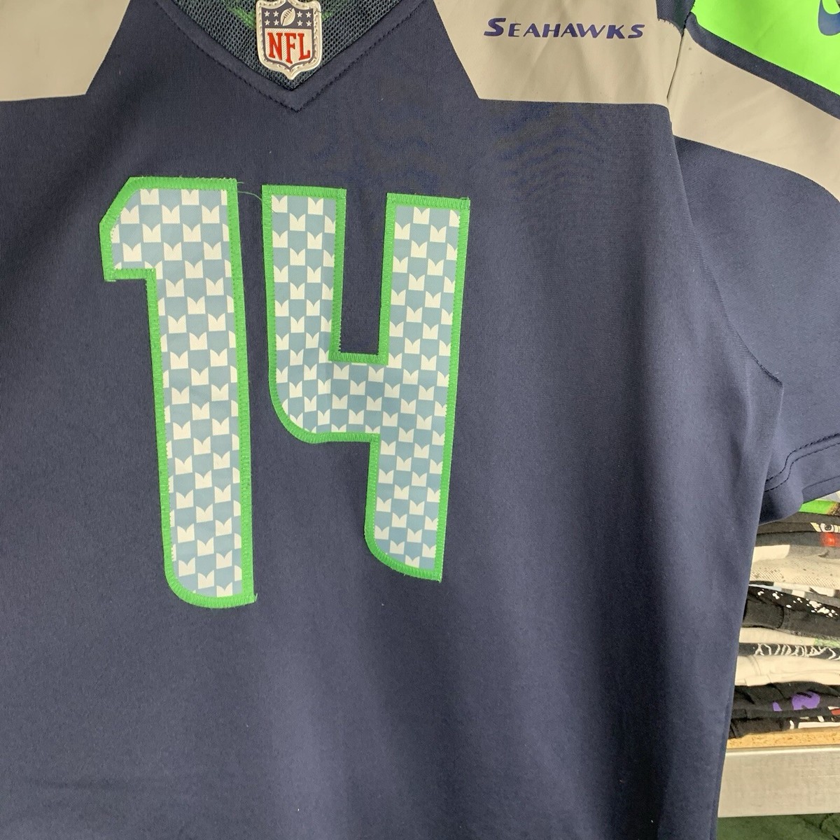 Rare! Metcalf 14 Nike Seattle Seahawks DK NFL Jersey 90s | eBay