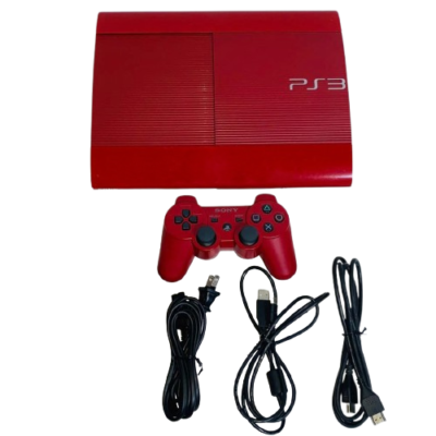 Sony PS3 CECH-4000B 250GB Console Garnet Red Super Slim
