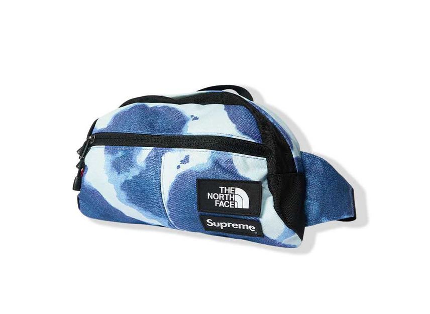 Supreme The North Face Bleached Denim Print Roo II Indigo | eBay