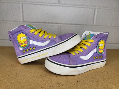 Vans x The Simpsons Lisa For President SK8-Hi Top US Kids Size