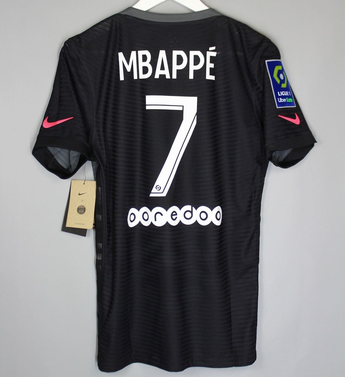 PSG PARIS SAINT GERMAIN 2021 2022 THIRD UCL SHIRT JERSEY #7 MBAPPE