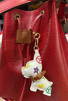 LOUIS VUITTON PETITE NOE DRAWSTRING RED EPI LEATHER-HANDBAG ONLY