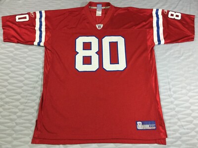 Vintage New England Patriots Football-NFL Troy Brown #80 Reebok