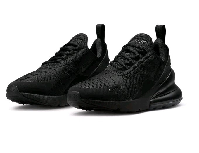 Size 9.5 - Nike Air Max 270 Triple Black W 664957034374| eBay