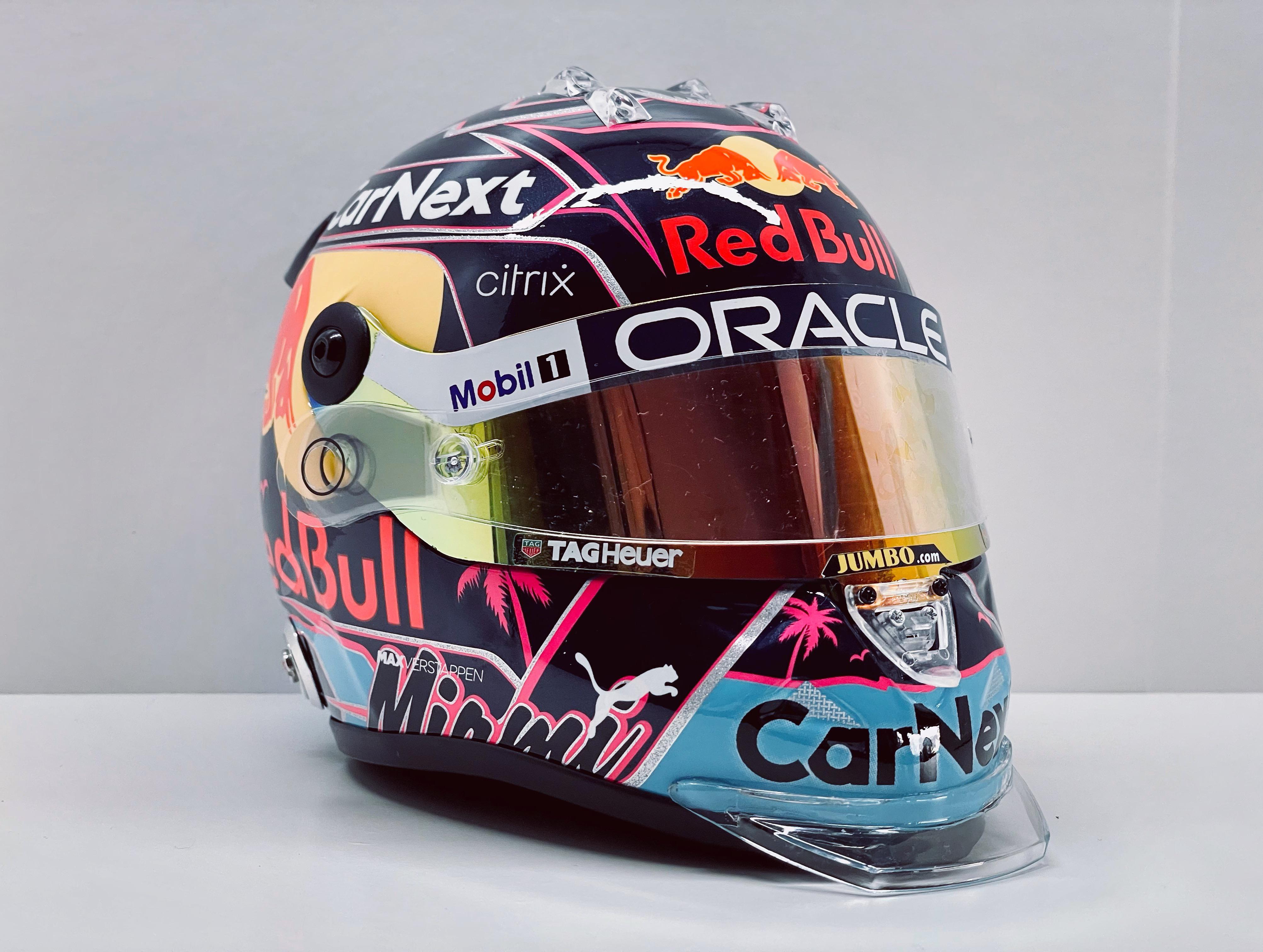 フェルスタッペン1/2ヘルメット 2022マイアミ verstappen Helmet Max
