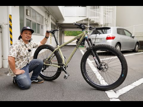 tartarin フロント26インチリヤ24インチ クロモリmtbフレーム 中古