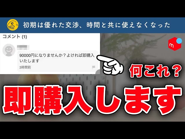 用語解説】メルカリ「即購入します」を使う人の心理【使わなくてOK