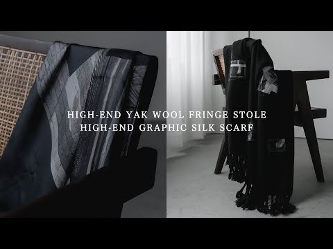 2026.01.09 Fri. Release | HIGH-END YAK WOOL FRINGE STOLE & GRAPHIC