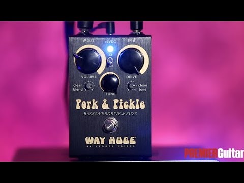Review Demo - Way Huge Pork & Pickle Bass Overdrive & Fuzz - YouTube