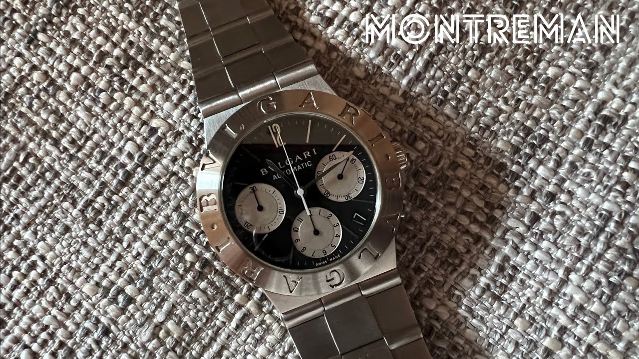 Bvlgari Diagono Chronograph CH35S reverse panda, overly branded or