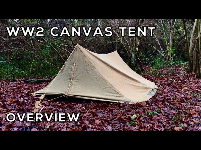 VINTAGE TENT - British WW2 Model Bivouac Tent OVERVIEW - YouTube