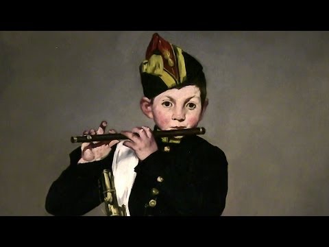 エドゥアール・マネ《笛を吹く少年》 国立新美術館 オルセー美術館展