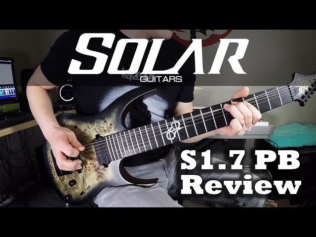 Solar Guitars S1.7 PB Review - YouTube