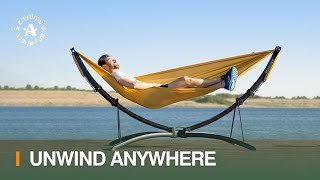 anymaka | Portable Hammock Stand with Fast Setup