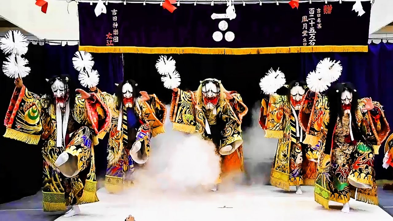 ひろしま安芸高田神楽【塵倫】 #吉田神楽団 2026.1.2～ゆめタウン吉田