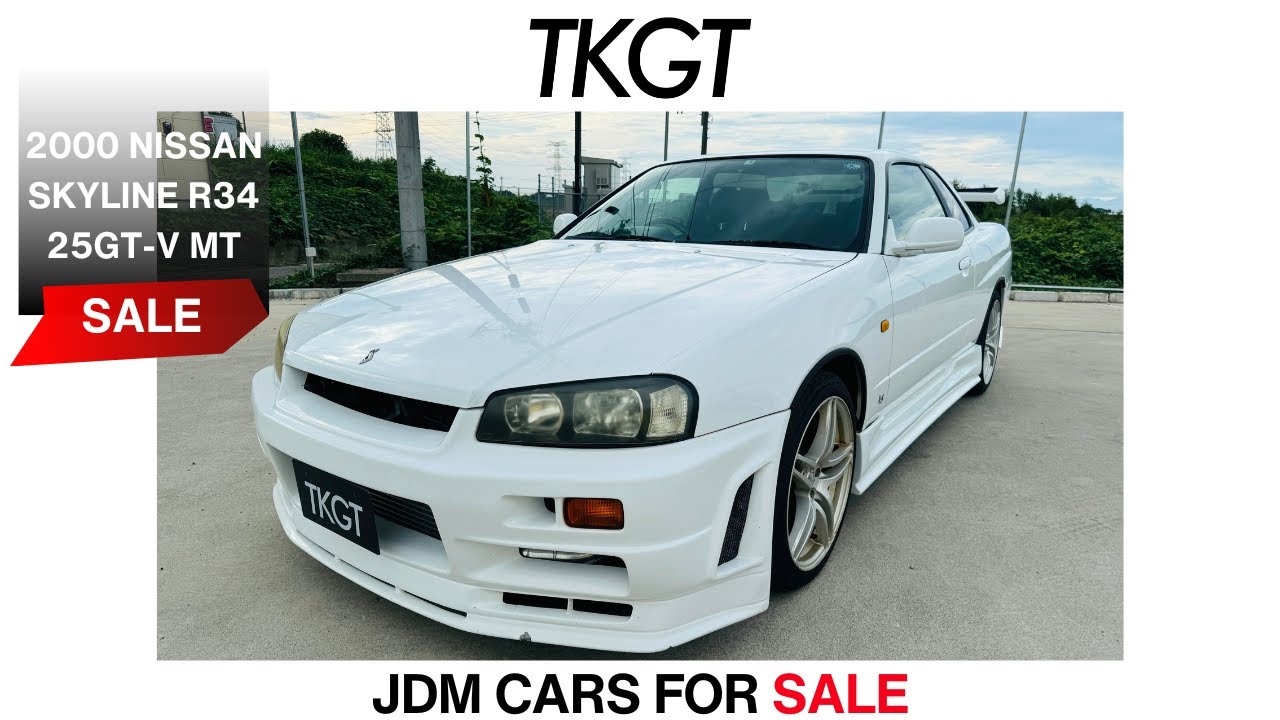 FOR SALE - 2000 NISSAN SKYLINE R34 25GT-V TURBO MT GT-R STYLE