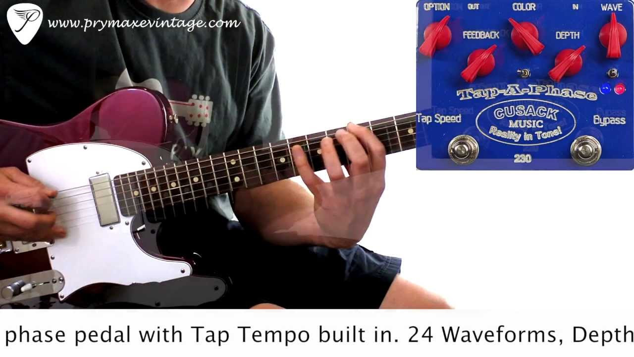 Cusack Music Tap-A-Phase Phaser - YouTube