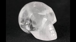 天然水晶 クリスタルスカル 84g (水晶髑髏)｜天然石 通販キラリ石