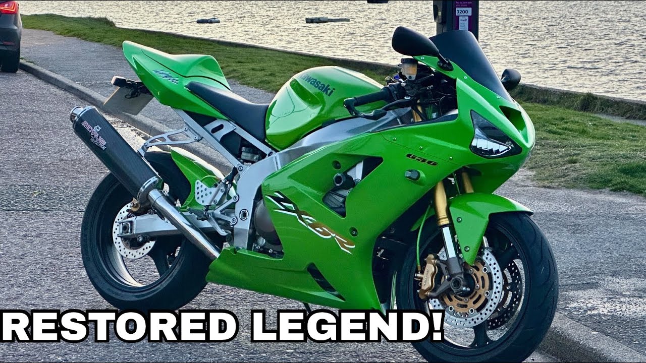 かめきちページ BACK FROM THE DEAD 2003 ZX6R | First test ride
