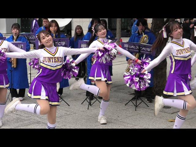 学生チア】箱根駅伝復路・応援風景① 20240103 - YouTube