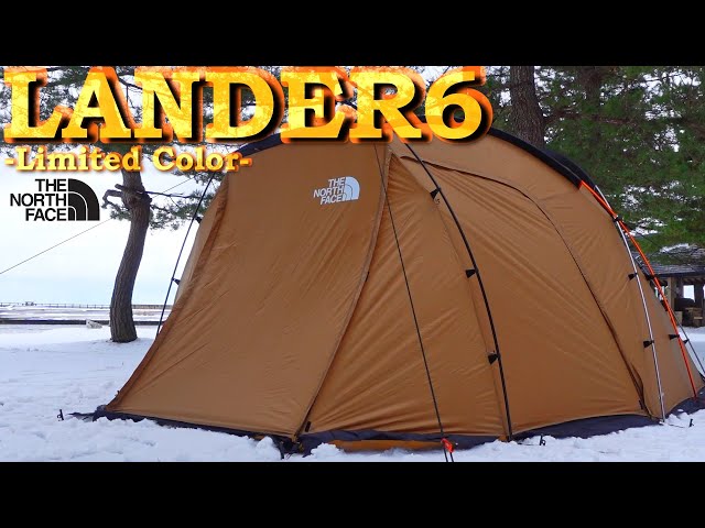 ソロキャンプ】真冬の海辺で雪中キャンプ｜新幕 LANDER6/THE NORTH