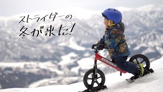 スノーストライダーで2歳からウィンタースポーツデビューしよう