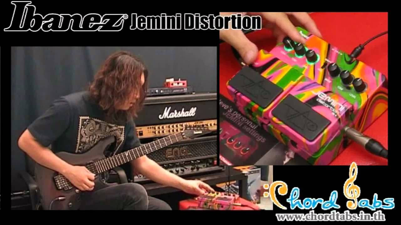 Review Ibanez Jemini Distortion Steve Vai Signature - YouTube