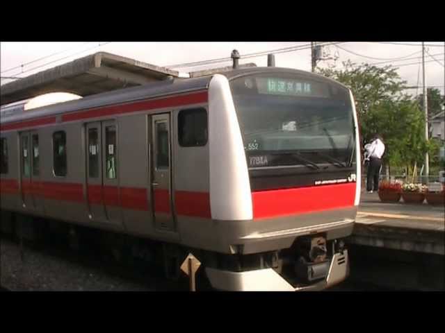 世代交代】 E233系5000番台（分割編成） 誉田駅にて増結 - YouTube