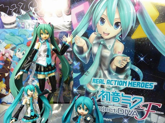 REAL ACTION HEROES 初音ミク -Project DIVA F- レビュー - YouTube