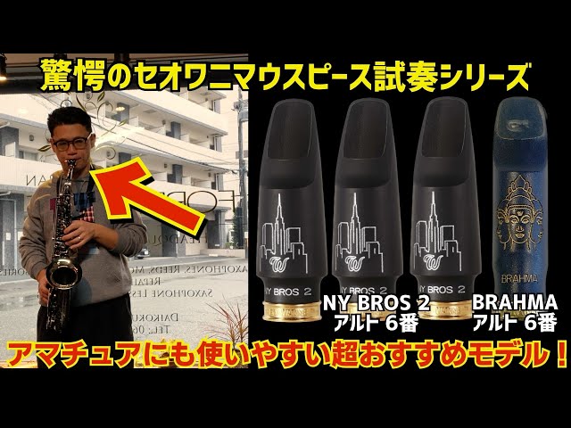 ジャズアルトマウスピース最前線)TheoWanneセオワニNYブロス6番3本と