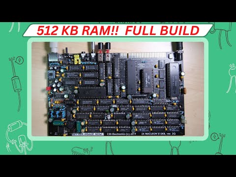 ZX Nucleon 512K - Full Build and Demos - YouTube