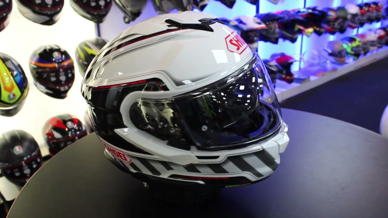 Shoei GT Air 3 Discipline TC6 Helmet (White) - YouTube