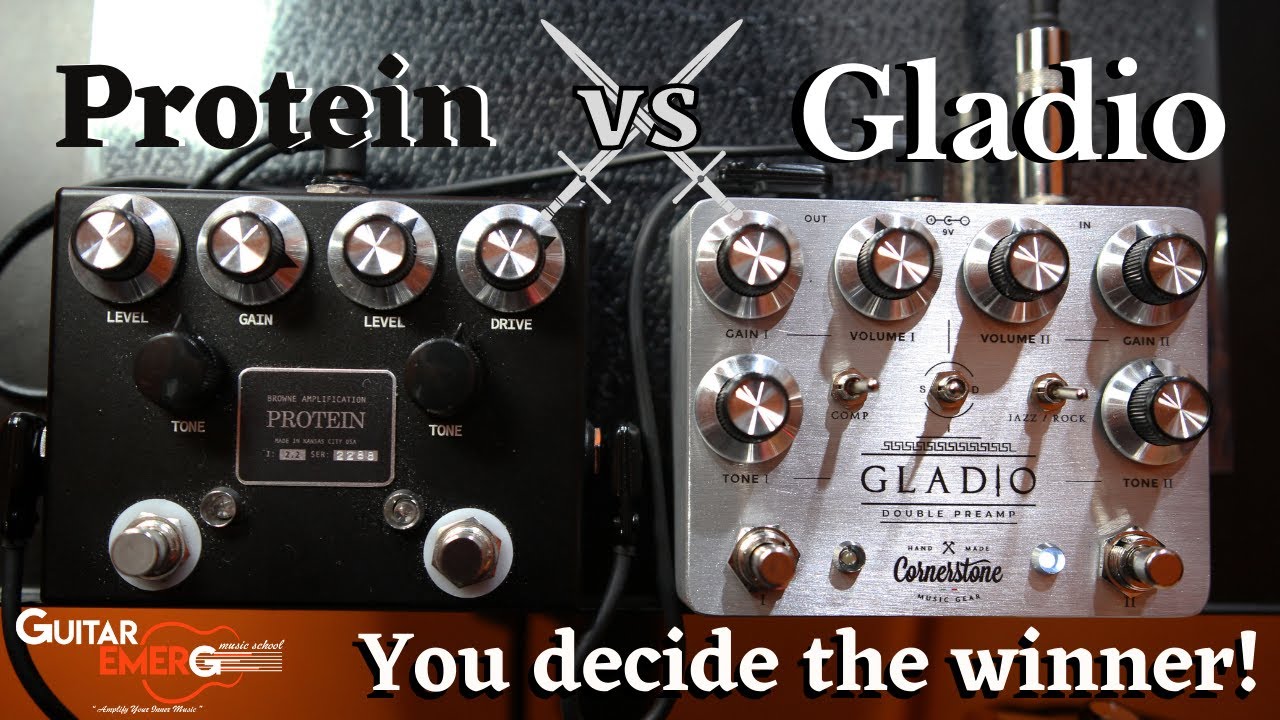 Cornerstone Gladio Double Preamp Overdrive - JayLeonardJ - YouTube