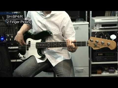 エレキベース「HISTORY（ヒストリー） SH-BP4/R」の紹介 - YouTube