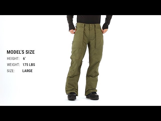 Burton Southside Snowboard Pants Fit Review - Tactics - YouTube